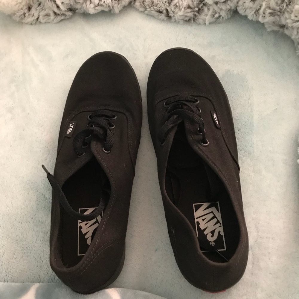 All black VANS